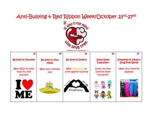  Red Ribbon and Anti-Bullying Week